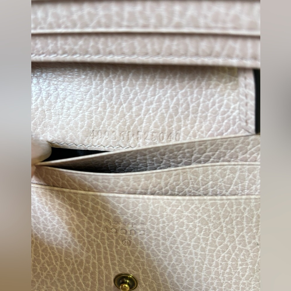 Gucci GG Pink Butterfly Embellished Wallet - Picture 5 of 8